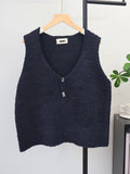 Loose zipper vest
